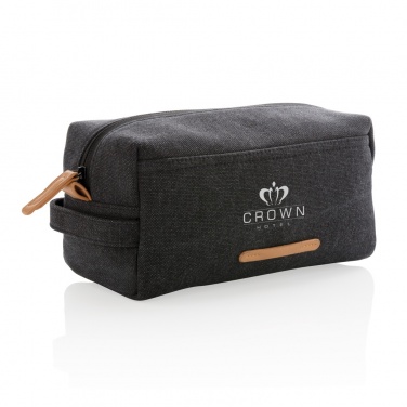 Logotrade business gifts photo of: Canvas toiletry bag PVC free